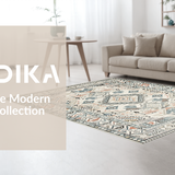 Contemporary Sky Toned Symmetrical Design(Beige)