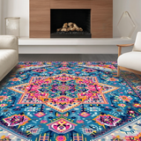 Chic Transitional Tiled Aesthetic(Blue)