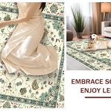 Lush Earthy Diamond Design(Ivory)