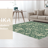 Ultra Soft Area Rug, Non Slip, Stain Resistant, Washable Area Rugs for Living Room, Bedroom, Stain-Resistant Sage Green Meditation Rug(Green)