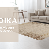 Ultra Soft Area Rug, Non Slip, Stain Resistant, Washable Area Rugs for Living Room, Bedroom, Chic Neutral Patterned Sophistication(Beige)