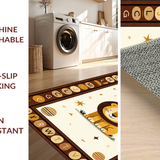 Ultra Soft Area Rug, Non Slip, Stain Resistant, Washable Area Rugs for Living Room, Bedroom, Delightful Animal Themed Decor(Beige)