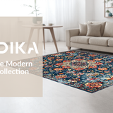 Sophisticated Faded Linear Design(Blue)