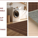 Ultra Soft Area Rug, Non Slip, Stain Resistant, Washable Area Rugs for Living Room, Bedroom, Tiger Skin Pattern(Brown)