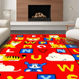 Brightly Illustrated Learning Landscape(Red)