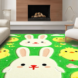 Cheerful Spring Garden Illustration(Green)