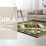 Modern Geometric Cultural Fusion(Green)