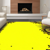 Charming Yellow Sun Motif(Yellow)