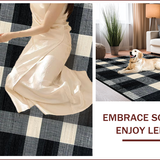 Rustic Black and Beige Motif(Black)