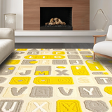 Charming Light Beige Educational Design(Beige)