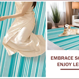 Ultra Soft Area Rug, Non Slip, Stain Resistant, Washable Area Rugs for Living Room, Bedroom, Chic Teal Contemporary Pattern(Blue)