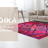 Contemporary Elegant Striped Composition(Pink)