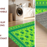 Elegant Contemporary Shamrock Motif(Green)