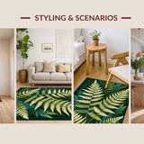 Contemporary Symmetrical Diamond Design(Green)