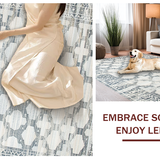 Cozy Trellis in Monochrome(Gray)