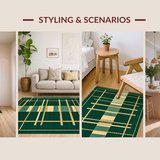 Elegant Gray and Gold Harmony(Green)