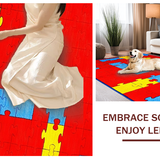 Engaging Multicolored Play Mat Style(Red)