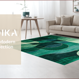 Eco Friendly Gradient Abstract Motif(Green)