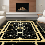Contemporary Geometric Border Style(Black)
