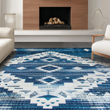 Chic Vintage Lattice Aesthetic(Blue)