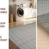 Elegant Textured Checkered Aesthetic(Gray)