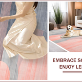 Ultra Soft Area Rug, Non Slip, Stain Resistant, Washable Area Rugs for Living Room, Bedroom, Chic Abstract Watercolor Aesthetic(Gray)