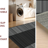 Vibrant Coastal Striped Harmony(Black)