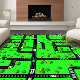 Vibrant Cityscape Play Mat(Green)