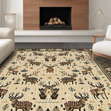 Whimsical Rustic Nature Motif(Beige)