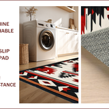 Modern Southwestern Patterned Elegance(Red)