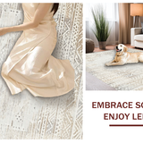 Luxe Textured Abstract Composition(Beige)