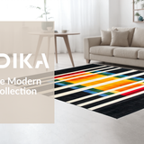 Chic Geometric Color Burst(Black)