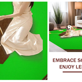 Dynamic Green and Brown Sports Motif(Green)