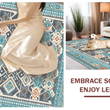 Chic Transitional Medallion Design(Blue)