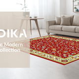 Charming Whimsical Floral Touch(Red)