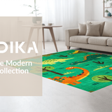 Dynamic Nature Inspired Dino Motif(Green)