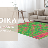 Artistic Fluid Geometric Composition(Green)