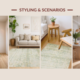 Artistic Light Toned Floral Fusion(Ivory)