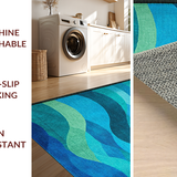 Engaging Abstract Patterned Layout(Blue)