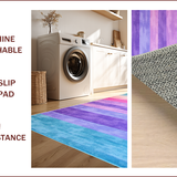 Ultra Soft Area Rug, Non Slip, Stain Resistant, Washable Area Rugs for Living Room, Bedroom, Whimsical Pastel Unicorn Aesthetic(Pink)