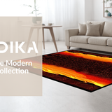 Bold Modern Lava Swirl Effect(Red)