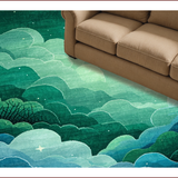 Whimsical Celestial Dreamscape Design(Green)