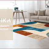 Abstract Checkered Modern(Beige)