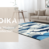 Elegant Grey and Blue Harmony(Blue)