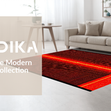 Dynamic Abstract Volcanic Color Burst(Red)