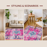 Lively Artistic Multicolored Mosaic(Pink)