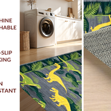 Jurassic Jungle Leaf Composition(Gray)