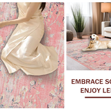 Chic Vintage Distressed Textures(Pink)