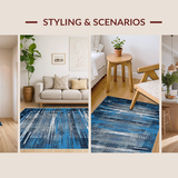 Contemporary Tiled Symmetrical Elements(Blue)