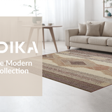 Elegant Multicolored Linear Design(Beige)